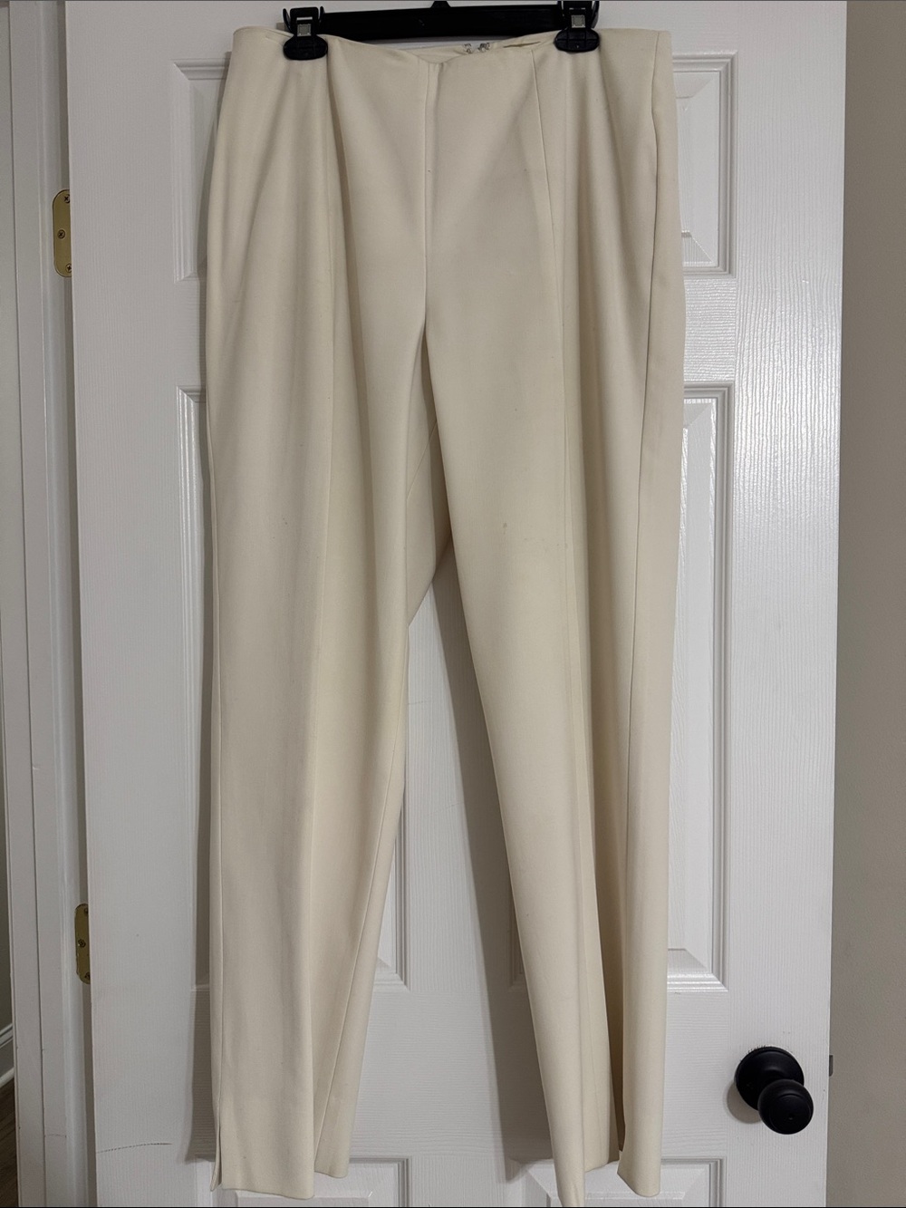 Caslon Cream High-Waist Tailored Trousers